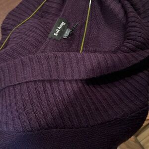 Purple Sweater And Nature Back